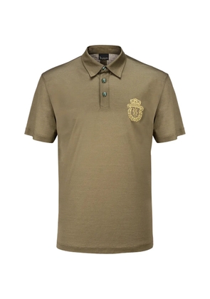 Billionaire Crest-embroidered polo shirt - Green