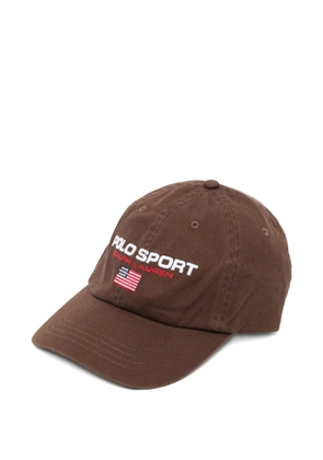 Polo Ralph Lauren logo-embroidered baseball cap - Brown
