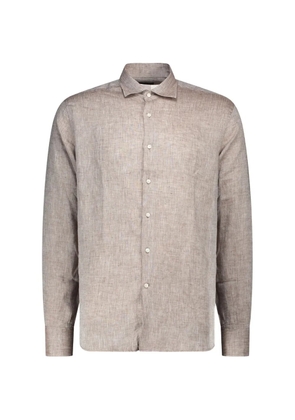 Deperlu Arthur linen shirt - Grey
