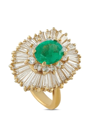 LB Exclusive emerald and diamond ring - Gold