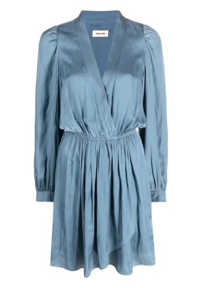 Zadig&Voltaire Remember satin minidress - Blue
