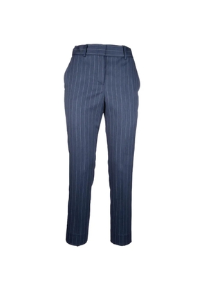 POST SCRIPTUM pinstripe-pattern tailored trousers - Blue