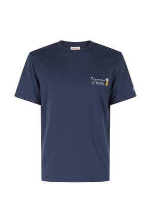 MC2 Saint Barth Portofino embroidered T-shirt - Blue