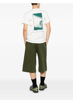Snow Peak print-detail short-sleeve T-shirt - White