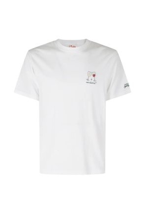 MC2 Saint Barth Portofino embroidered T-shirt - White