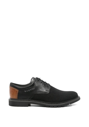 Bugatti panelled lace-up derby shoes - Black