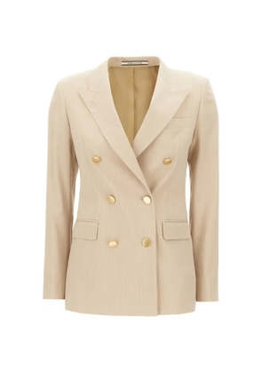 Tagliatore pinstriped double-breasted blazer - Neutrals