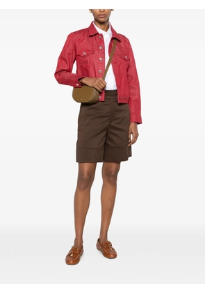 A.P.C. button-fastening denim jacket - Red