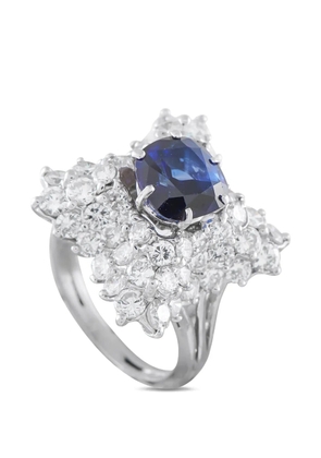 LB Exclusive sapphire and diamond ring - Silver