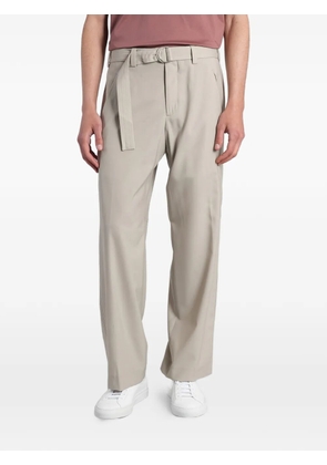 PT Torino belted straight-leg trousers - Neutrals