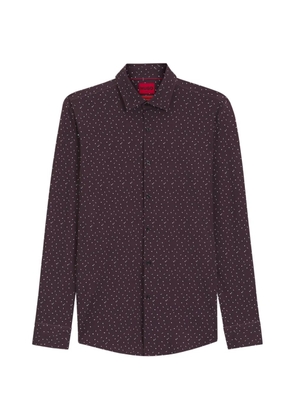 HUGO abstract-print shirt - Red