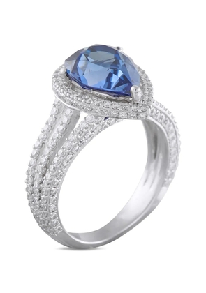 LB Exclusive sapphire and diamond ring - Silver