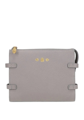 Tyler Ellis small Dean pebbled leather messenger bag - Grey