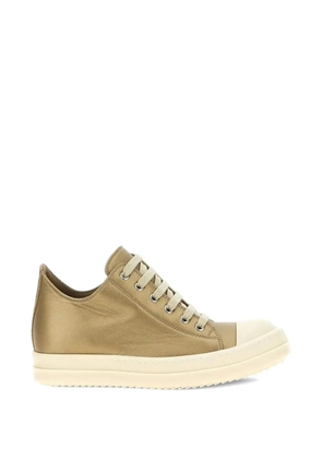 Rick Owens Metallic 'Gold Milk' sneakers