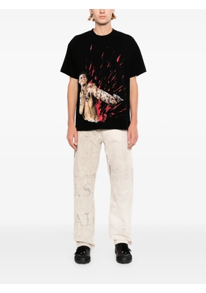 Warren Lotas graphic-print T-shirt - Black