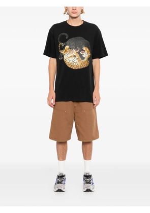 Melt graphic-print T-shirt - Black