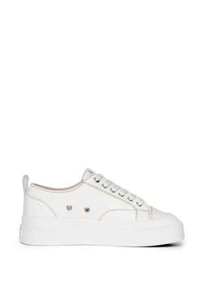 Manière De Voir Vienna leather sneakers - White