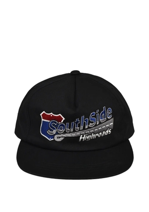 BREATH logo-embroidered snapback cap - Black