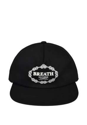 BREATH logo-embroidered baseball cap - Black