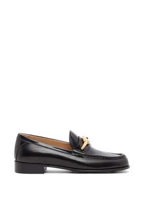 Valentino Garavani VLogoThe Bold Edition calfskin loafers - Black