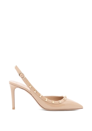 Valentino Garavani Rockstud slingback pumps. - Neutrals