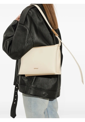 Off-White Sandbag 404 leather shoulder bag - Neutrals