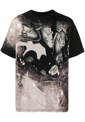 424 Wu-Tang-print T-shirt - Grey