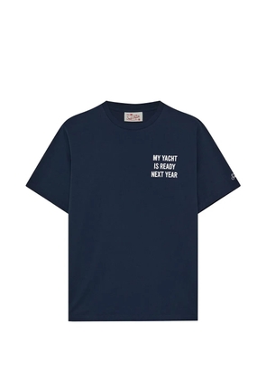 MC2 Saint Barth slogan-print T-shirt - Blue