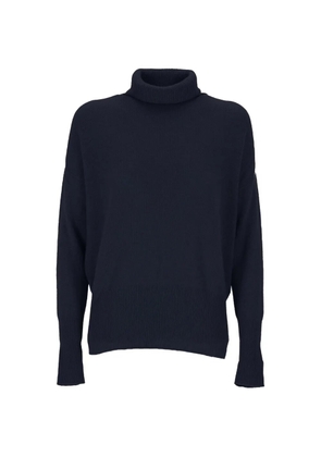 OLIVER LATTUGHI roll-neck cashmere sweater - Blue