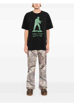 Melt graphic-print T-shirt - Black