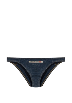 Diesel Brazilian denim-effect briefs - Blue