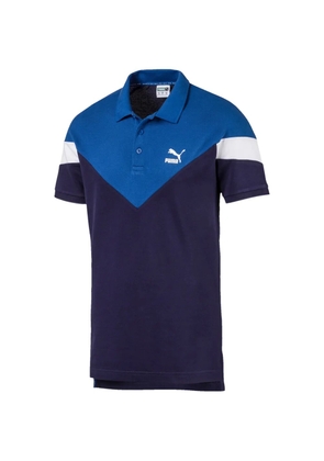 PUMA logo-detail polo shirt - Blue