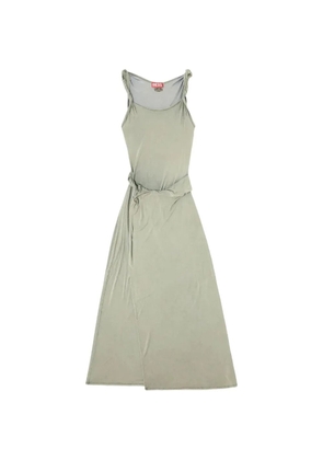 Diesel D-estiga-s1 twisted-strap maxi dress - Green