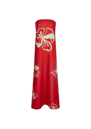 AVDW Flora strapless maxi dress - Red