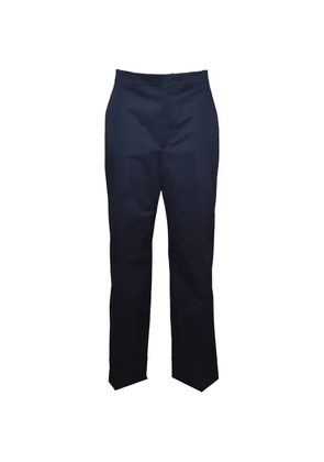 Tagliatore pressed-crease straight-leg trousers - Blue