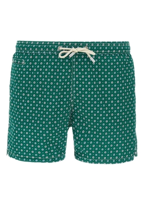 MC2 Saint Barth floral-print swim shorts - Green