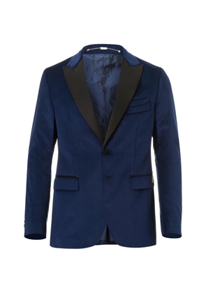 Billionaire Brian peak-lapel single-breasted blazer - Blue