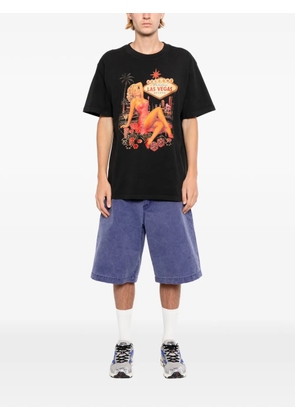 Melt graphic-print T-shirt - Black