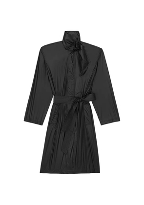 Saint Laurent Lavallière buckle-neck trench coat - Black