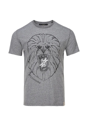 Billionaire Lion printed T-shirt - Grey