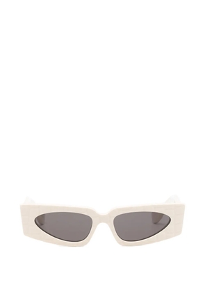 VALENTINO GARAVANI EYEWEAR VLogo rectangle-frame sunglasses - Neutrals