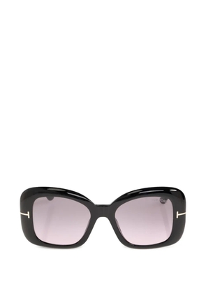 TOM FORD T-logo square-frame sunglasses - Black
