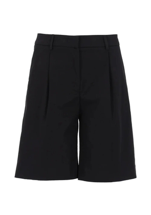 PT Torino Olivia pleated-detail shorts - Black