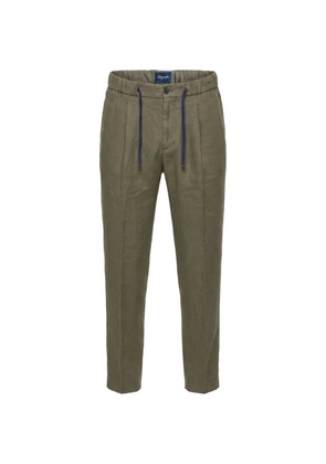 Drumohr drawstring-waist trousers - Green
