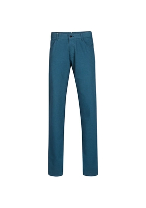 Billionaire Edward logo-embroidered trousers - Blue