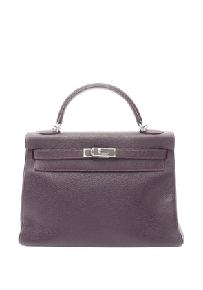 Hermès Pre-Owned 2001 Clemence Kelly II Retourne 32 satchel - Purple