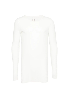 Rick Owens long-sleeve ribbed T-shirt - White