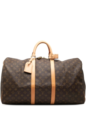 Louis Vuitton Pre-Owned 1999 Monogram Keepall 55 travel bag - Brown