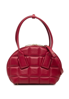 Bottega Veneta Pre-Owned 2012-2026 Small Leather Padded BV Swoop Bag satchel - Red