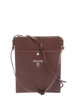 Celine Pre-Owned 2010-2026 Leather Sharp Pouch Take Away crossbody bag - Brown